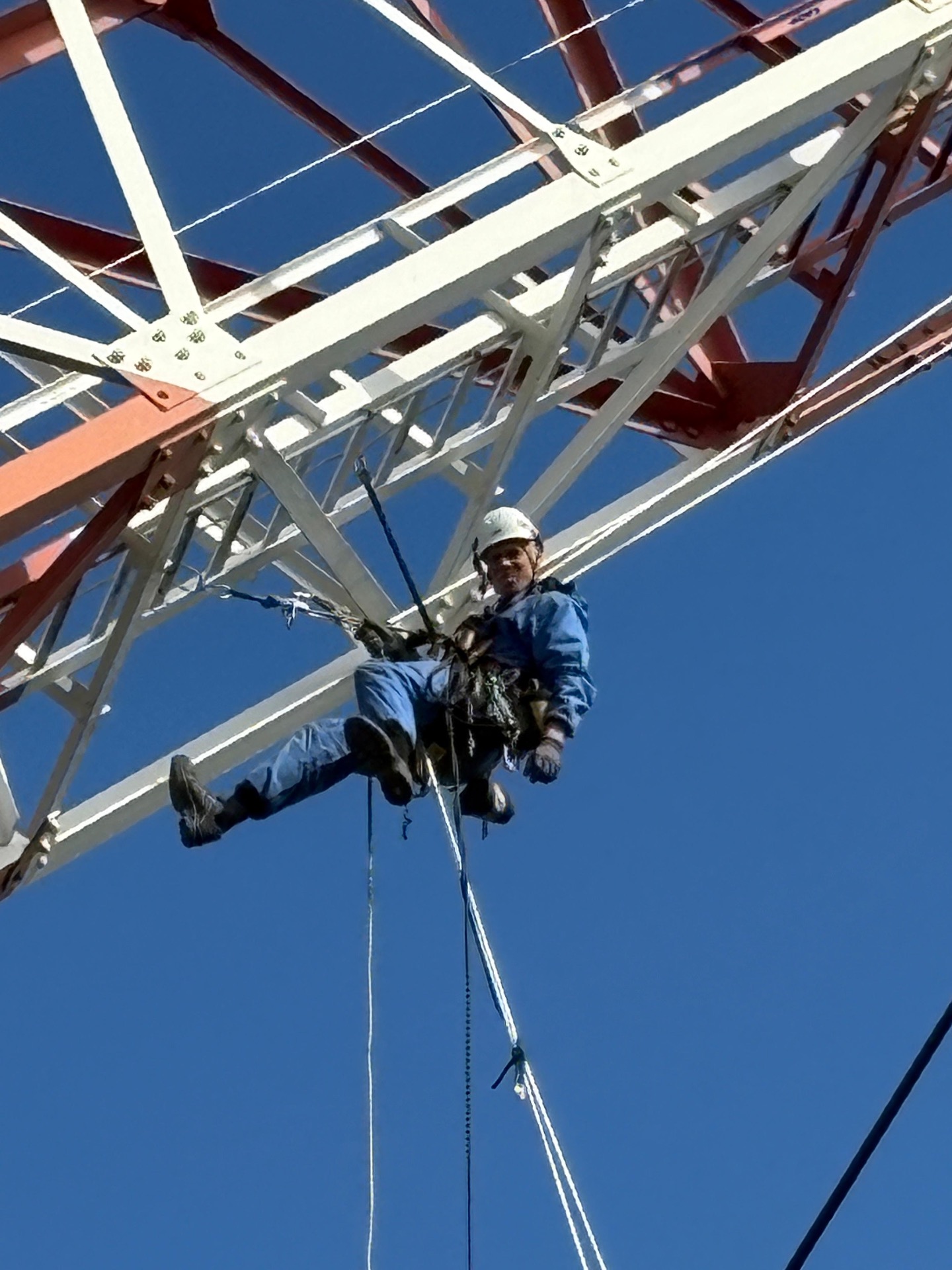 Stein Industriekletterer